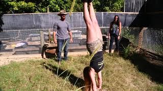 Kamp Kenan Army Handstand Challenge