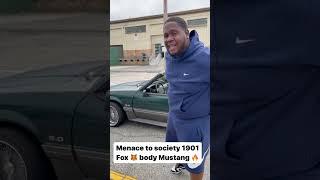 Menace to society 1901 Fox  body  Mustang #mustang @ford #viralvideos #exploremore