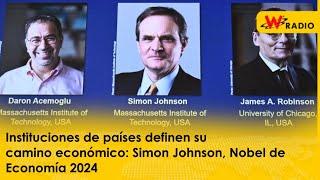 Instituciones de países definen su camino económico: Simon Johnson, Nobel de Economía 2024