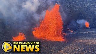 Kilauea Volcano Eruption Update for Christmas Day (Dec. 25, 2024)