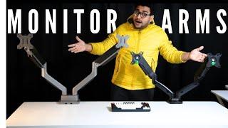 Best Dual Monitor Stand To Increase Productivity | Dual monitor Arm | Jin office | The Tech Escape