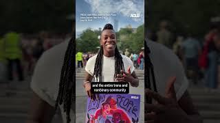 We'll Never Stop Showing Up for Trans and Nonbinary Youth | ACLU #shorts