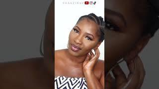  Easy Flat Twist Natural Hairstyle on short 4C hair | Half Flat Twist Half Pin Up #shorts30