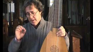 David Miller demonstrates trills on the Baroque Lute.