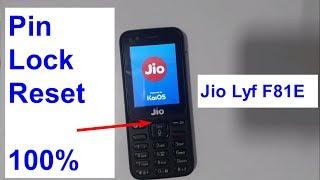 Jio Lyf F81E Hard Reset And Phone Lock Solve Eazy