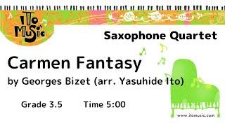 Carmen Fantasy - Saxophone Quartet by Georges Bizet (arr. Yasuhide Ito)