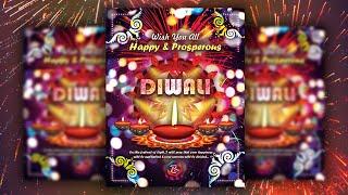 Diwali Poster Design | Diwali Festival Poster Design | Happy Diwali Poster Design | Adobe Photoshop