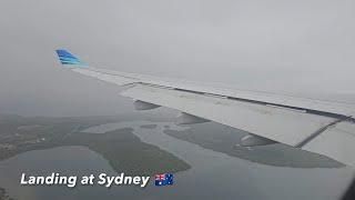 Garuda Indonesia A330-300 Landing at SYD Airport