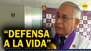 Decano del Colegio Médico del Perú sobre protestas: "El balance es bastante triste"