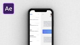 Simple UI Swipe Animation in After Effects