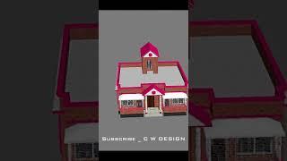 4 Bedroom Beautiful House Design. #shorts