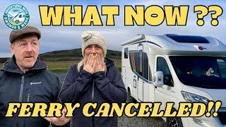 BRITTANY FERRIES cancelled our FERRY to FRANCE because of STORM NELSON!!
