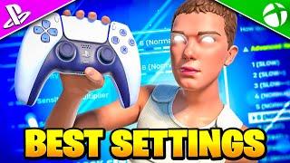 BEST Controller SETTINGS + Sensitivity in Chapter 6 Season 2 (Fortnite Tutorial)