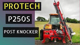 Protech Machinery P250S Post Driver with Rockspike & Hydraulic Leg