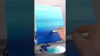 How to paint an ombré background!  #art #easypainting #tutorials #beginner