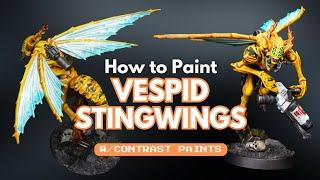 KILL TEAM HIVESTORM: Painting Vespid Stingwings