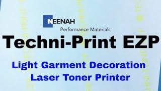 Color Laser Printing onto a white shirt using Neenah Techni-Print EZP