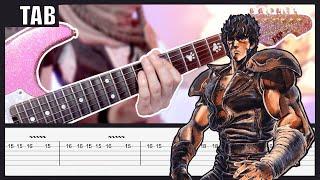 [TAB] Hokuto no Ken - You wa shock Op1 Cover | Guitar Tab | Lesson | Tutorial