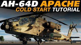 DCS World AH-64D Apache DEFINITIVE Cold Start & Takeoff Tutorial!