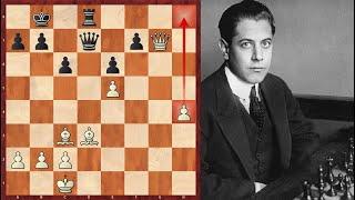 Jose Raul Capablanca vs Arthur F Shoyer (1911)