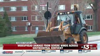 Damage from Severe Winds Across South-Central Kentucky