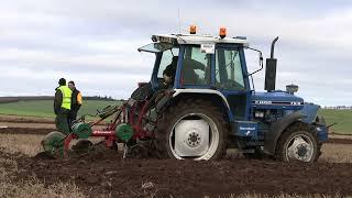 Ford 7610 tractor at Grampian Supermatch ploughing competition, 2022.