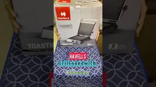 Havells toastino grill sandwich Unboxing #rahulkhurana #unboxing #howtouse #shorts  #uses  #youtube