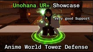 Unohana UR+ Showcase! New Good Support! Anime World Tower Defense