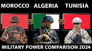 Algeria vs Morocco vs Tunisia - Military Power Comparison 2024