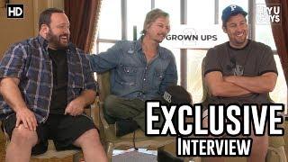Adam Sandler, Kevin James & David Spade - Grown Ups 2 Exclusive Interview