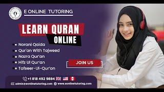 Learn Quran online with Tajweed | online Quran classes for women, kids and Adults