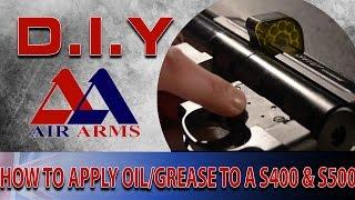 Air Arms D.I.Y: How To Apply Oil/Grease To A S400 & S500 Air Rifle