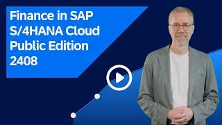 Finance in SAP S/4HANA Cloud Public Edition 2408