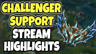 Challenger support shows you how he climbs