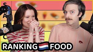 RANKING DUTCH FOOD ON A TIER LIST  (americans try dutch food)