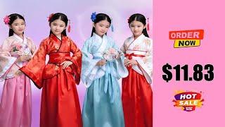"Traditional Chinese Silk Robe Kimono for Girls " |AliExpress| Price: $ 11.83