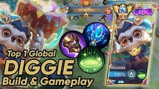 Annoying Combo!! Meta Diggie X Bruno!! | Top 1 Global Diggie Gameplay | Build and Gameplay