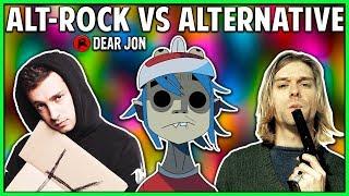 ALTERNATIVE ROCK VS ALTERNATIVE! What's the Difference? | Dear Jon