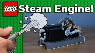 I Built a WORKING LEGO "Steam" Engine!