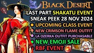 PREPARE YOUR SILVER, NEW CLASS EVENT, CRIMSON FLAME OUTFIT BDO (Sneak Peek Event 28 Nov 2024) Update