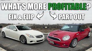 WHAT'S MORE PROFITABLE? // Fixing vs. Flipping Cars?