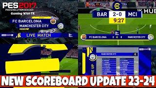 PES 2017 NEW SCOREBOARD UPDATE 23-24