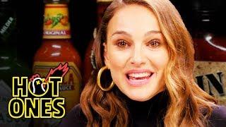 Natalie Portman Pirouettes in Pain While Eating Spicy Wings | Hot Ones