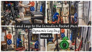 Lead Legs to Canadian Rocket Man....Sure.  Dynamic Leg Day Week 2: 03/01/2025 #jumptraining #dynamic