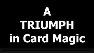 Triumph Magic Card Trick - Learn an Awesome Magic Close up trick