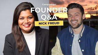 Founder Q&A: Nick Freud | Building the Future of EdTech | CampusReel