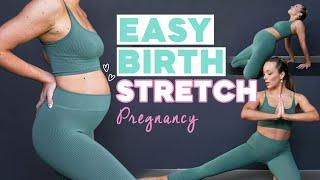 15 MIN Stretch Schwangerschaft / Geburtsvorbereitung & easy delivery  /  Pregnant and Fit 