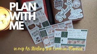 PLAN WITH ME | STERLING INK COMMON PLANNER | IT'S CHRISTMAS!