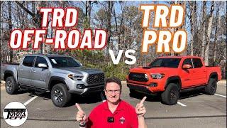 Face-Off: 2023 Tacoma TRD Off-Road vs TRD Pro. WHO WINS?