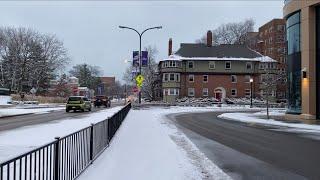 Evanston Illinois/Chicago Suburb: A Snowy Afternoon January 2025